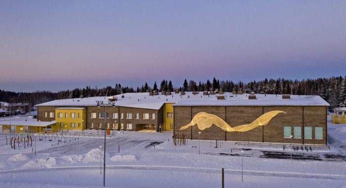 Kiiminkipuiston koulu | Oulun kaupungin kokoelma | Valokuva: Mika Friman